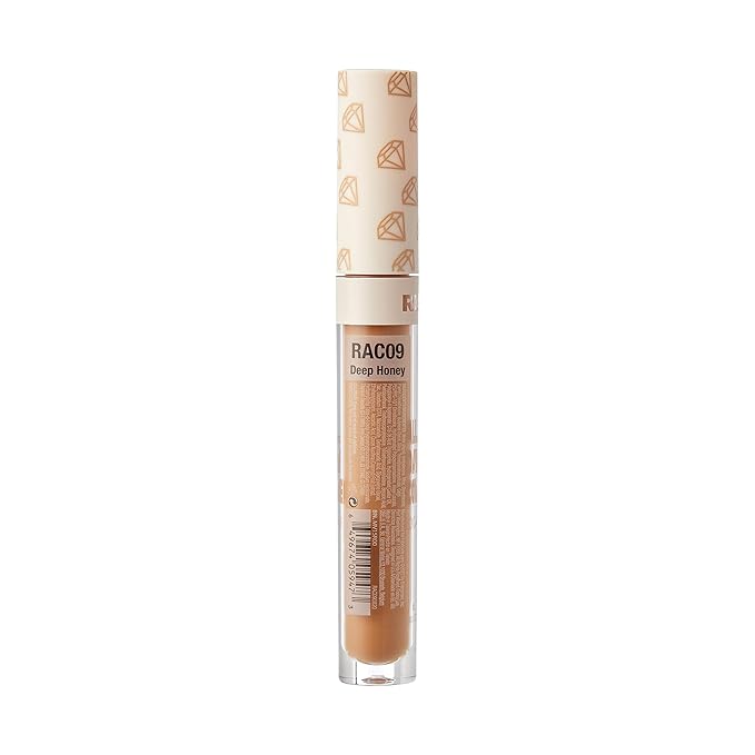 Ruby Kisses All Day Concealer Lightweight Full Coverage Multi-Use Concealer 0.13 Fl Oz (Deep Honey)-BrightBean Baby