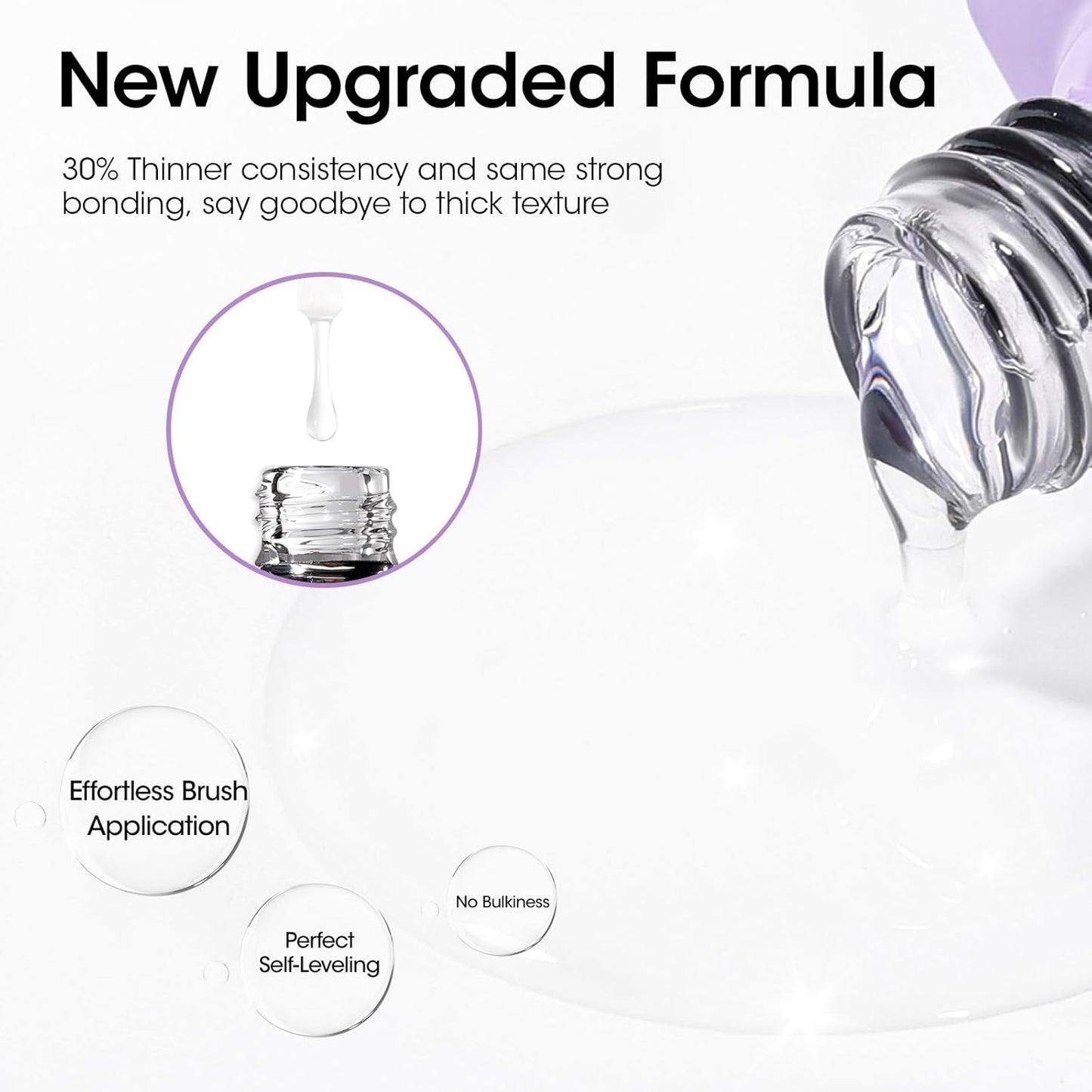 GELLEN Peel Off Gel Base Coat and Top Coat Set, Peelable Base Gel without Soaking, Clear Top Coat Nail Polish, UV LED Lamp Needed, Home DIY Nail Art Manicure Set-BrightBean Baby