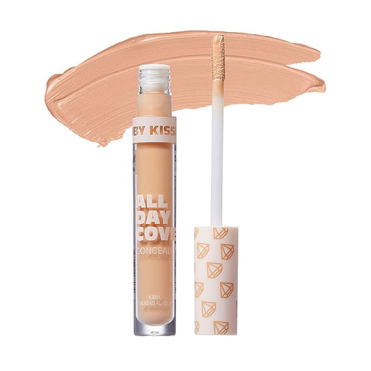 Ruby Kisses All Day Concealer Lightweight Full Coverage Multi-Use Concealer 0.13 Fl Oz (Ivory)-BrightBean Baby