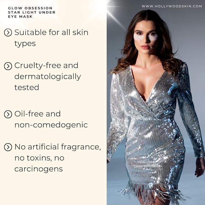 Anti-age under eye masks - With Hyaluronic Acid, Collagen & Vitamin C. Natural gel eye masks, under eye gel patches for dark circles & puffy eyes. Anti wrinkle skincare, hydrating & soothing. 20 pairs-BrightBean Baby