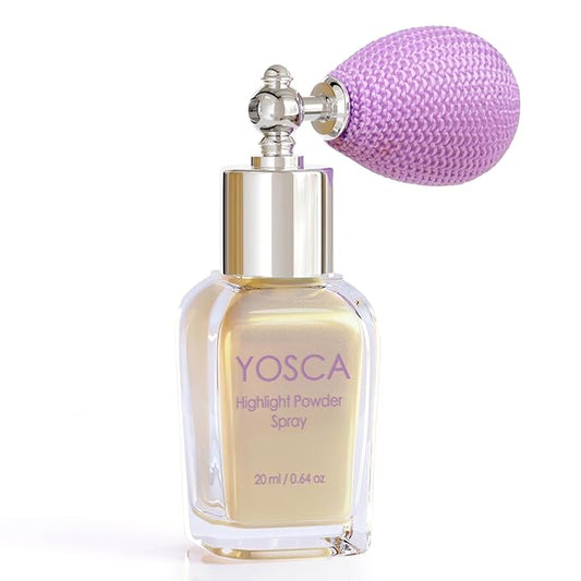 Highlighter Powder Spray, 20ML Cosmetic Grade High Gloss Body Shimmer Powder Fairy Dust Highlighter Sparkle Face Makeup Setting Magic Diamond Glitter Spray Shimmer Face Body Skin Hair Clothes-BrightBean Baby