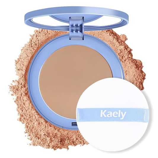 Oil Control Matte Perfection Face Pressed Powder, Matte Smooth Flawless Setting Powder Makeup, Polvo Compacto De Maquillaje, Waterproof Long Lasting, Cruelty Free, 0.35Oz(220 Sand, 1)-BrightBean Baby