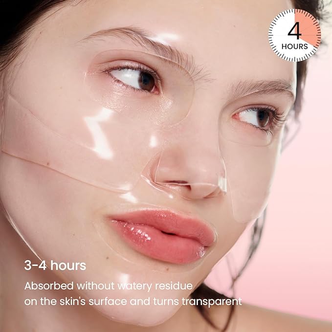 BIODANCE Bio-Collagen Real Deep Mask, Hydrating Overnight Hydrogel Mask, Pore Minimizing, Plumping, Elasticity Improvement, Korean Skincare | 1.19oz(34g) x 16ea-BrightBean Baby
