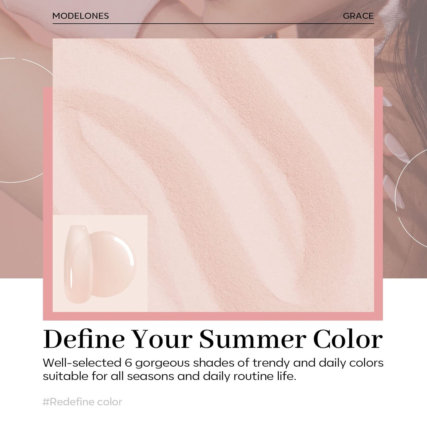 Modelones Dip Powder Nail Art Translucent Sheer Nude Color, 28 Long-Lasting Build Powder Salon DIY at Home No Lamp Cured-BrightBean Baby