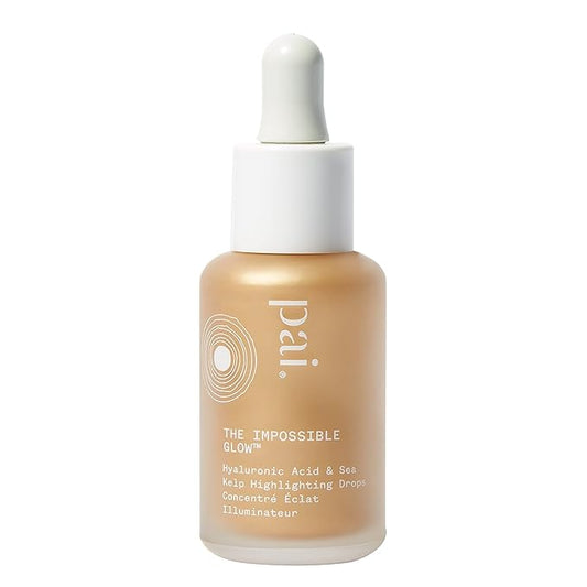 Pai Skincare - The Impossible Glow Organic Hyaluronic Acid + Sea Kelp Glow Drops | Natural, Vegan, Sensitive Skincare (Champagne, 1 fl oz | 30 ml)-BrightBean Baby