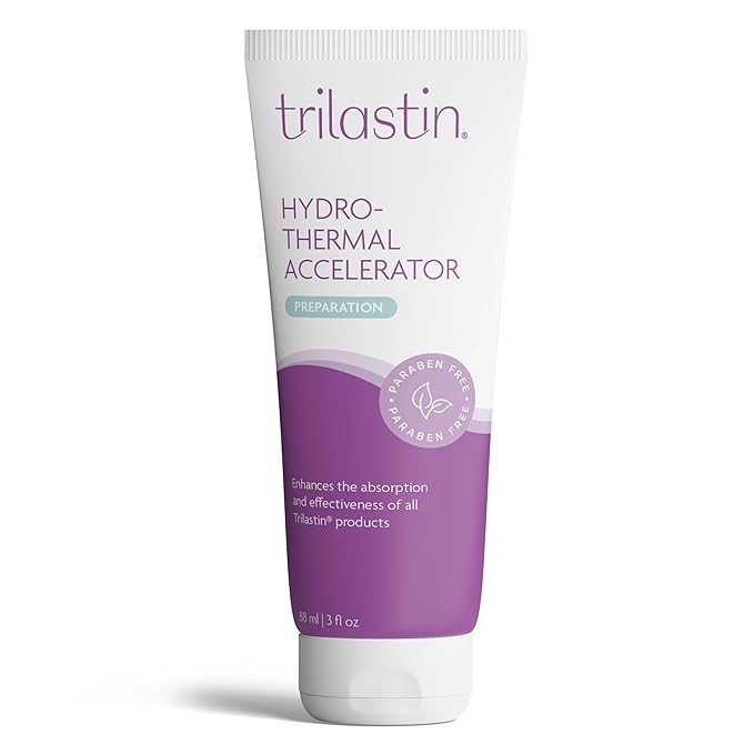 TriLASTIN Hydro-Thermal Accelerator - Moisturizer (3oz / 88ml) | Vitamin-Infused Skin Serum | Pregnancy and Postpartum Skin Care for Stretch Mark Prevention | Hypoallergenic and Paraben-Free Formula-BrightBean Baby