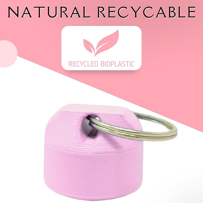 Keychain Holder EOS Lip Balm Stick (Keychain Only) - Travel Size Lip Balm Chapstick - Healing Stick - Made in USA-BrightBean Baby