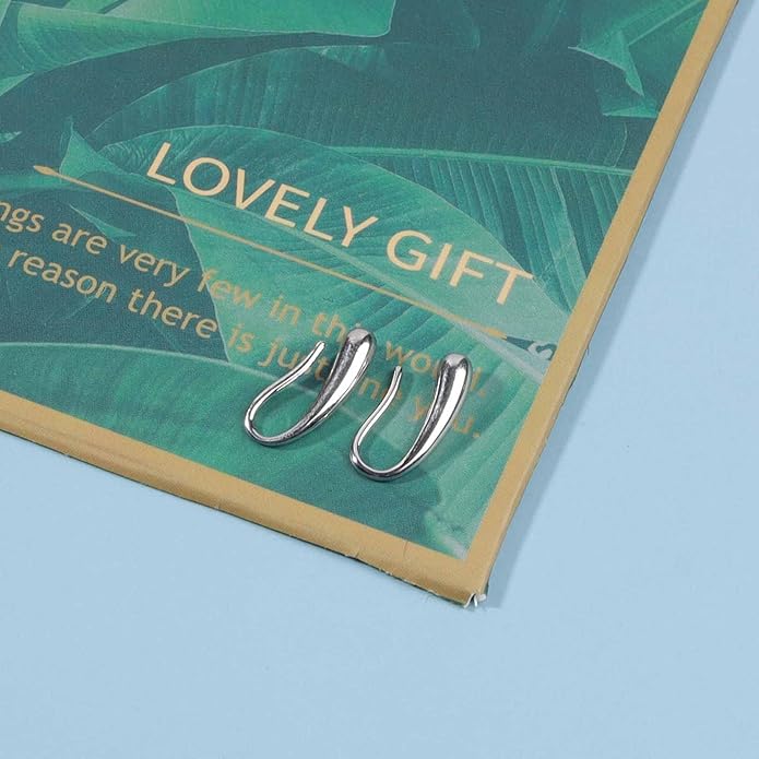 Vintage Water Drop Earrings Gold Teardrop Earrings Tiny Droplet Earrings Minimalist Everyday Earrings Jewelry for Women and Girls-BrightBean Baby