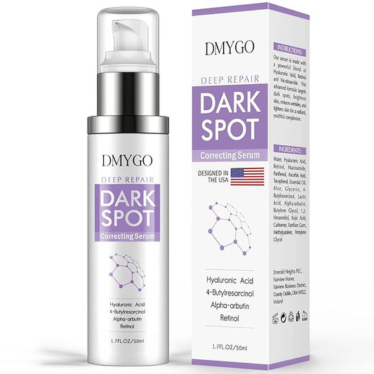 Dark Spot Remover for Face, Dark Spot Corrector for Age Spot Sun Spot Brown Spot Melasma Uneven Skin Tone, with Vitamin C and Hyaluronic Acid for Women and Men, 1.7 FL OZ-BrightBean Baby