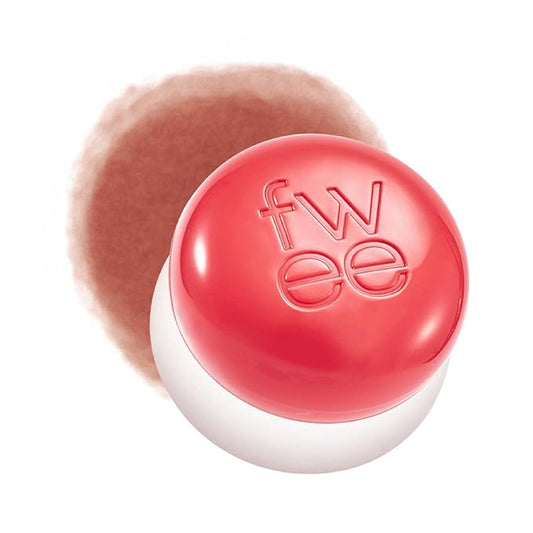 Lip&Cheek Blurry Pudding Pot | Bestie Moment - Dear | Makeup Blush, Buildable Lightweight, Multi-Use Soft Matte Finish | 5g-BrightBean Baby
