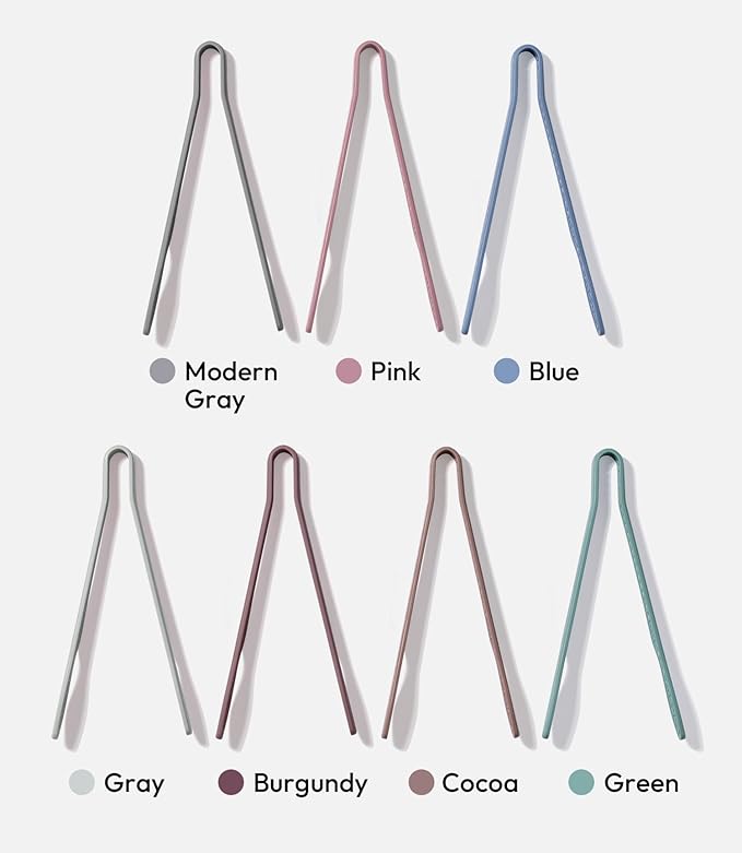 carrotez Silicone Tongs for Cooking, Anti-Slip,Non-Scratch Kitchen Tongs 9.5 inch Silicone Tongs 1Pack - Burgundy