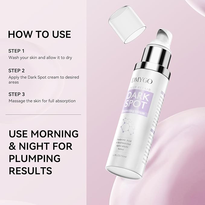 Dark Spot Remover for Face, Dark Spot Corrector for Age Spot Sun Spot Brown Spot Melasma Uneven Skin Tone, with Vitamin C and Hyaluronic Acid for Women and Men, 1.7 FL OZ-BrightBean Baby