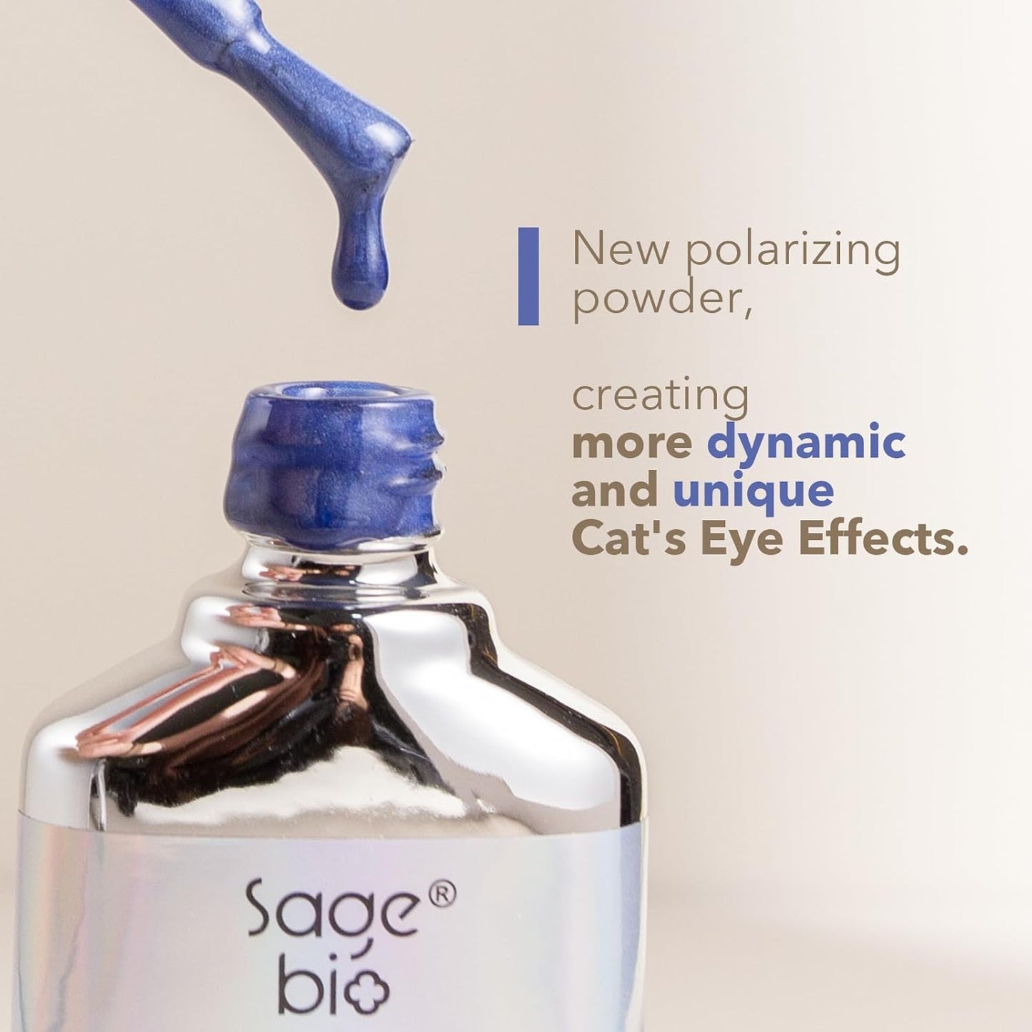 High-Density Cat Eye Gel Nail Polish with Magnet Stick, 15ml Dopamine Color Palette, Magnetic Effect Gel for DIY Manicure, Multiple Color Options - Cobalt Glimmer-BrightBean Baby