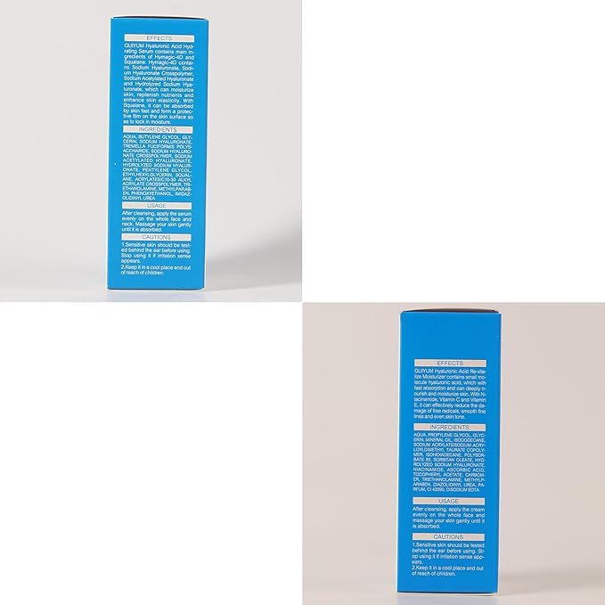 Hydrating Skin Care Set, Hyaluronic Acid Skin Care Kit with Serum for Face, Moisturizer, Travel Size Face Care Set for Women, Anti Aging Plumping Hydrating Firming for Dry Skin-BrightBean Baby