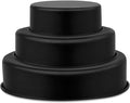 P&P CHEF 6/8/ 9.5 Inch Cake Pan Set of 3, Non-Stick Round Cake Pans Tins for Tier Smash Cakes, Baking Pans Set & Essential Bakeware, Stainless Steel Core & Leak-Proof