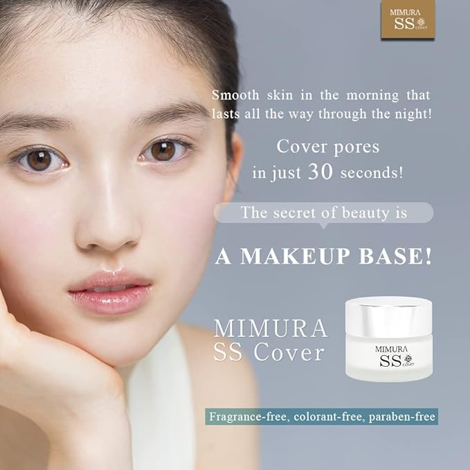 Smooth Skin Cover Foundation Primer 20g Pores Makeup Concealer Cream Coverage Japanese Waterproof Makeupbase-BrightBean Baby
