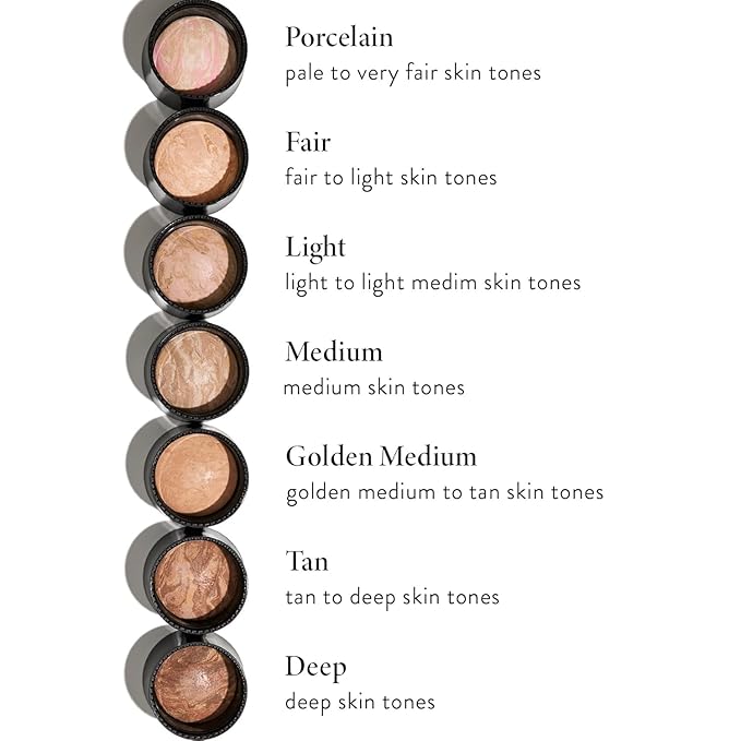 LAURA GELLER NEW YORK Award-Winning Baked Balance-n-Brighten To Go Travel Size Color Correcting Powder Foundation - Deep - Buildable Light to Medium Coverage - Demi-Matte Natural-BrightBean Baby