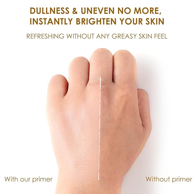 FOCALLURE Pore Filler Targeted Stick,Pore-minimizing Primer Stick with Lightweight Formula,Create a Perfectly Smooth and Matte Finish,Face Primer for All Skin Types Makeup-BrightBean Baby