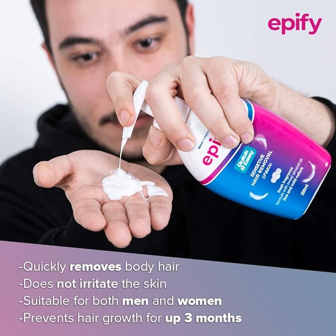 Epify Intimate Hair Removal Cream for Men and Women - Pubic, Bikini & Sensitive Areas (Pack of 6)-BrightBean Baby