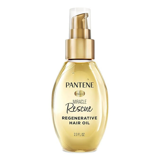 Pantene Miracle Rescue Regenerative Hair Oil - 2.0 FL Oz - Deep Repair Treatment for Dry & Damaged Hair-BrightBean Baby
