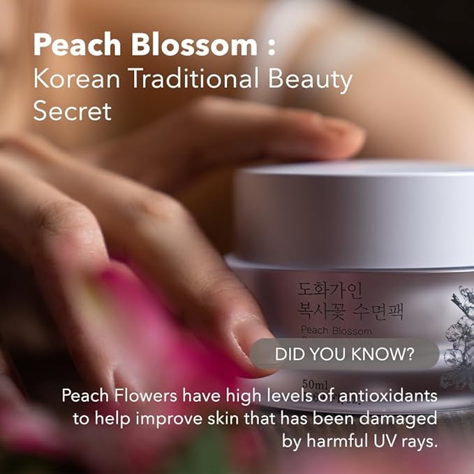 Gentle Peach Blossom Overnight Mask l Vitamin C, Rejuvenating, Hydrating l Product of Korea - 1.69 fl. Oz-BrightBean Baby