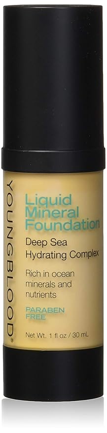 Youngblood Liquid Mineral Foundation, Sand, 17 Shades, Vegan, Cruelty-Free, Gluten-Free-BrightBean Baby