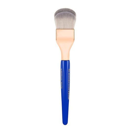 Bdellium Tools Professional Makeup Brush - Golden Triangle 952 Small Rounded Double Dome Blender - With All Vegan and Soft Synthetic Fibers, For Application & Blending (Blue, 1pc)-BrightBean Baby