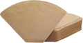 #4 Cone Coffee Filter 8-12 cup, Unbleached Natural Paper, No Blowout, Disposable for Pour Over and Drip Coffee Maker, 100 Count