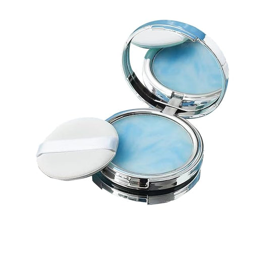 Oil Control Face Pressed Powder,Jelly Pressed Powder Face Makeup Setting Powder,Reduce Pores and Fine Lines Flawless Matte Long Lasting Finishing Lightweight Waterproof Face Cosmetics-BrightBean Baby