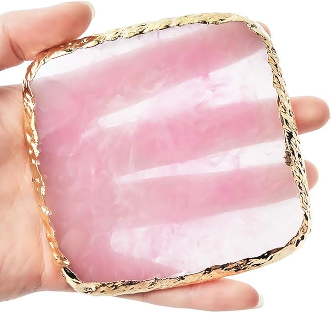 1 Pcs Resin Nail Art Palette Nail Art Cosmetic Mixing Palette Color Mixing Pigment Plate Polish Holder Drawing Color Palette-BrightBean Baby