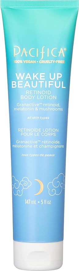 Pacifica Body Lotion Retinol Cream -Wake Up Beautiful Retinoid Renewing for Skin Elasticity Hydration & Plumpness - for Anti-Aging Fine Lines & Dry Skin Clean Vegan & Cruelty-Free Dermatologist Tested-BrightBean Baby