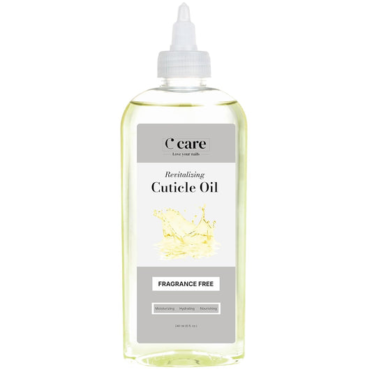 C CARE Fragrance-Free Cuticle Oil For Nails - Repairs Cuticles Overnight - Moisturizes and Strengthens Nails and Cuticles - 8 oz-BrightBean Baby