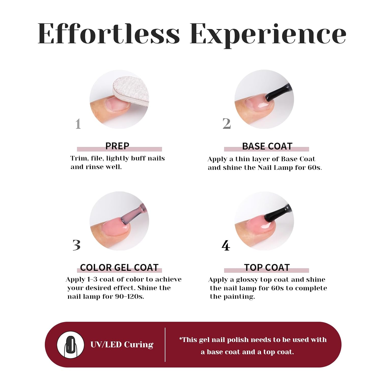 Glitter Red Gel Polish,Sparkly Shimmer Christmas Red Glitter Gel Nail Polish,0.51 Fl Oz Soak Off UV Poinsettia Gel Nail Polish for DIY Nail Art,Holiday Gifts - GP0064-BrightBean Baby