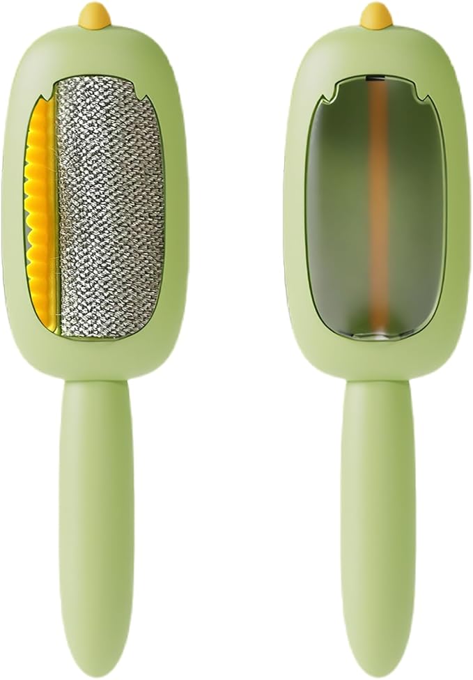 Reusable Lint Roller, Portable Lint Brush, Pet Hair Remover, Super Sticky and Washable, for Clothes, Furniture, Dog & Cat Hair(Green)-BrightBean Baby