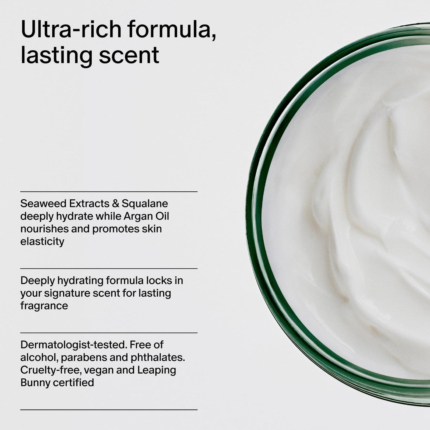 Salt & Stone Body Cream – Bergamot & Hinoki | Hydrating Formula with Seaweed Extracts, Spirulina & Squalane | Deep Hydration, Skin Barrier Repair & Healthy Glow | for all Skin Types (6.7 fl oz)-BrightBean Baby