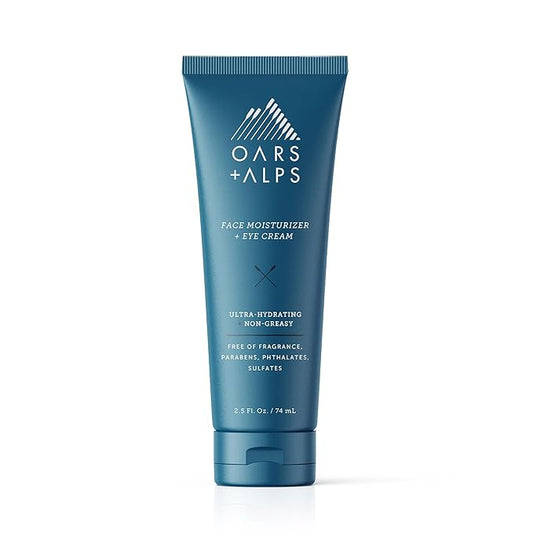 Oars + Alps Face Moisturizer and Eye Cream, Hydrates Skin with Shea Butter and Jojoba Oil, Anti Aging, Vegan and Gluten Free-BrightBean Baby