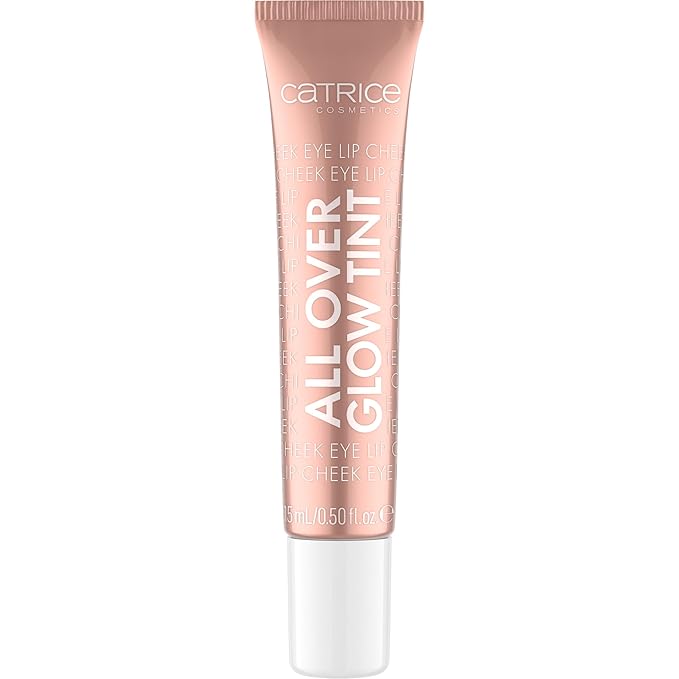 Catrice | All Over Glow Tint | Multi-Use Liquid Highlighter | Face & Body | Vitamin C, Niacinamide, Squalene, and Panthenol | Long-lasting & Lightweight | Vegan & Cruelty Free (020 | Keep Blushing)-BrightBean Baby