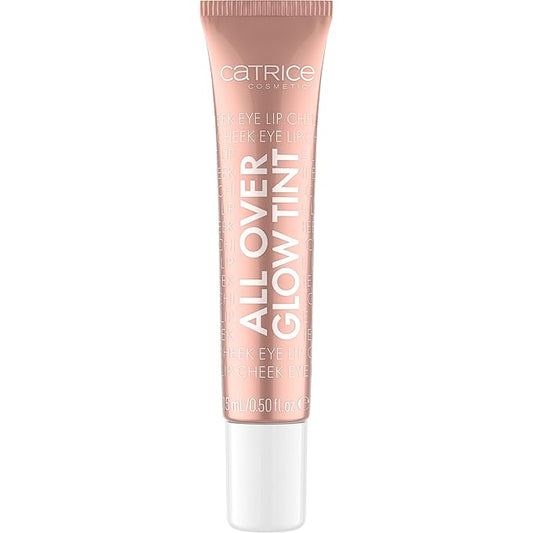 Catrice | All Over Glow Tint | Multi-Use Liquid Highlighter | Face & Body | Vitamin C, Niacinamide, Squalene, and Panthenol | Long-lasting & Lightweight | Vegan & Cruelty Free (020 | Keep Blushing)-BrightBean Baby