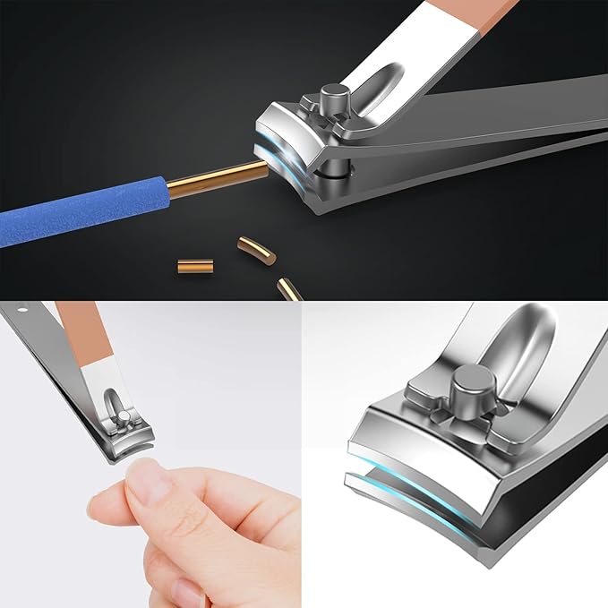 Manicure Set Personal Care, Nail Clipper Kit, Professional Nail Clipper Pedicure Set, Nail Tools with Luxurious Travel Case, Gifts for Men Women Family Friend, 31 Pieces (Pink)-BrightBean Baby