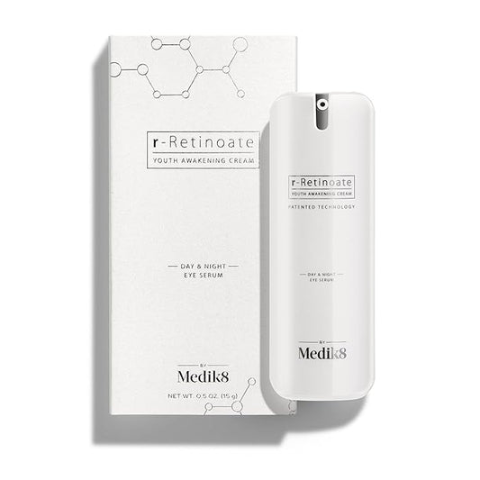 Medik8 R-Retinoate Day & Night Eye Serum - Hydrating, Healing, Skin Plumping Vitamin A - Reduces Fine Lines, Wrinkles, Dark Circles, and Other Signs of Aging - Smoothing Under Eye Radiance - 0.5 oz-BrightBean Baby