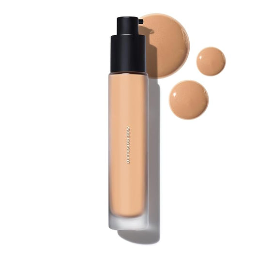 MAKE Beauty Skin Tint – Sheer to Medium Coverage with a Natural Radiant Finish. Lightweight, Smoothing Formula with Niacinamide and Adenosine. Diffusion Dew – Beige 03-BrightBean Baby