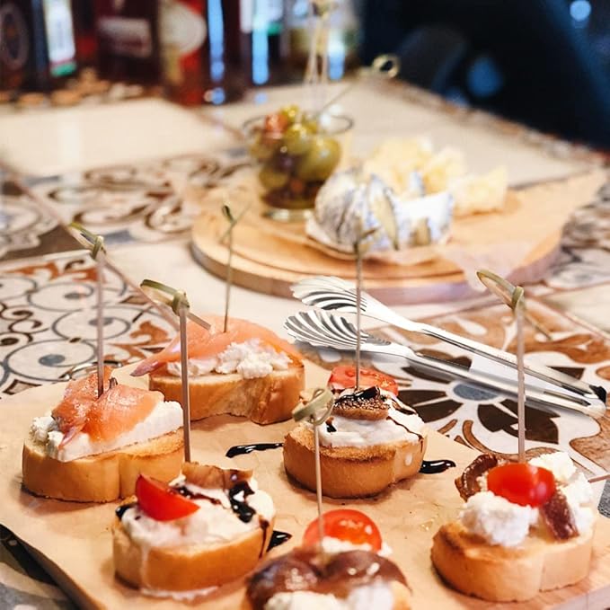 Buffet Cooking Serving Tongs, 12 inch Kirsite Catering Chef Food Salad BBQ Serving Utensils, Set of 2(stainless steel) (Stainless Steel)