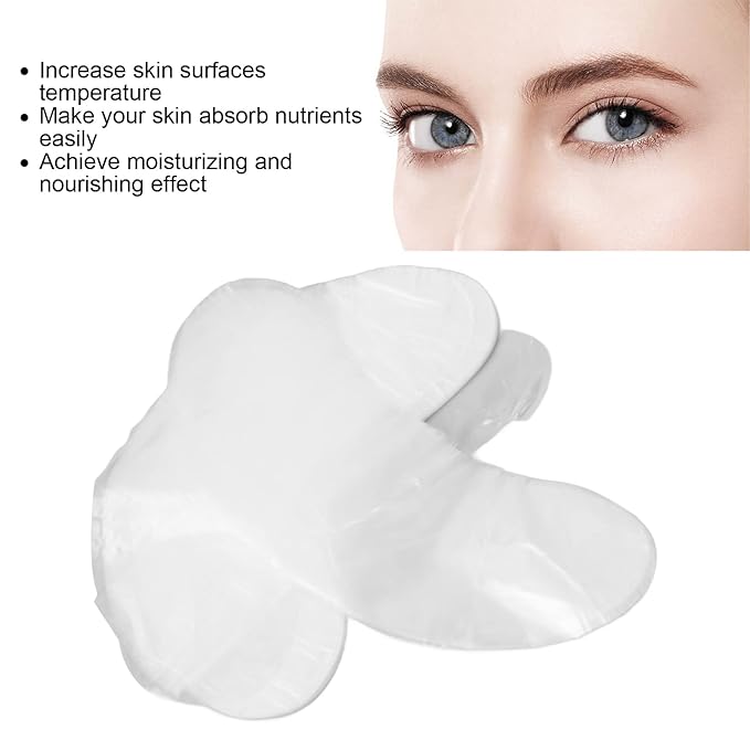 100pcs Under Eye Patches, Disposable DIY Eye Paper, Disposable Eye Skin Care Pads Promote Absorption Water Locking Beauty Salon Eye Sheet for Moisturizing Beauty Makeup Tools-BrightBean Baby