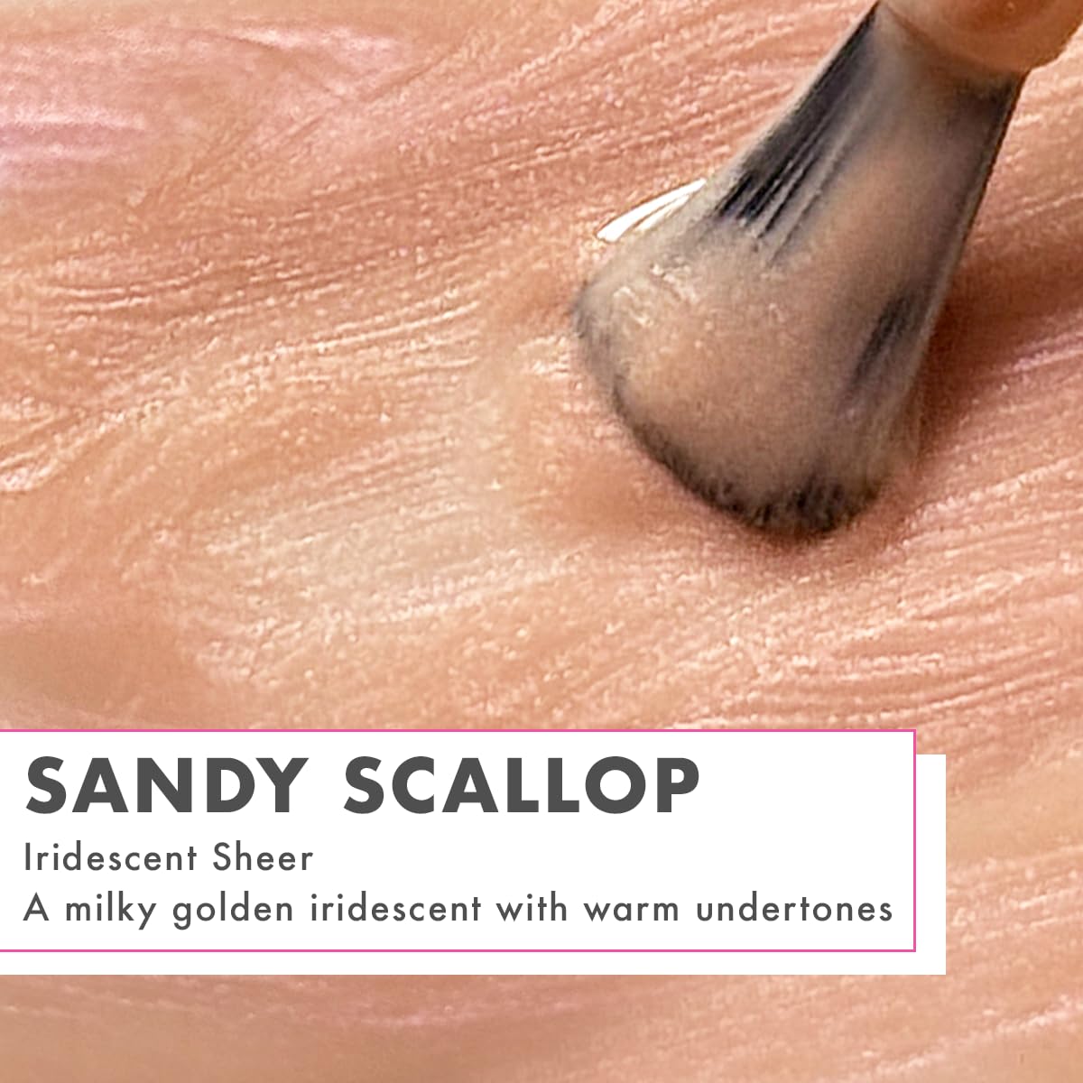 Olive & June Long Lasting Nail Polish | Plump Gel-Like Finish No Lamp Needed | Lasts up to 10 days | Salon-Quality at Home | 15-Free Vegan Cruelty-Free Chip-Resistant | Sandy Scallop Golden Iridescent-BrightBean Baby