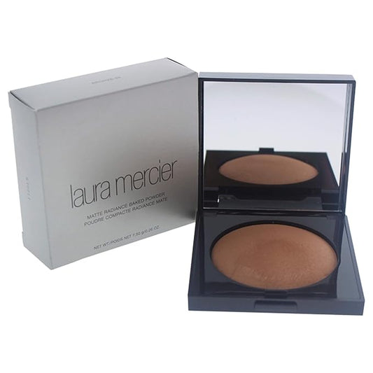 Laura Mercier Face Care 0.26 Oz Matte Radiance Baked Powder - Bronze 04 For Women-BrightBean Baby