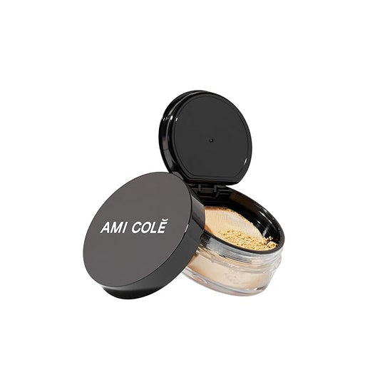 Ami Colé Skin Melt Talc-Free Loose Setting Powder Deep Medium, face powder, makeup, finishing powder, lightweight-BrightBean Baby