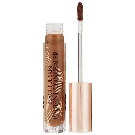 Charlotte Tilbury Beautiful Skin Medium to Full Coverage Radiant Concealer with Hyaluronic Acid – 15.5 Deep-BrightBean Baby