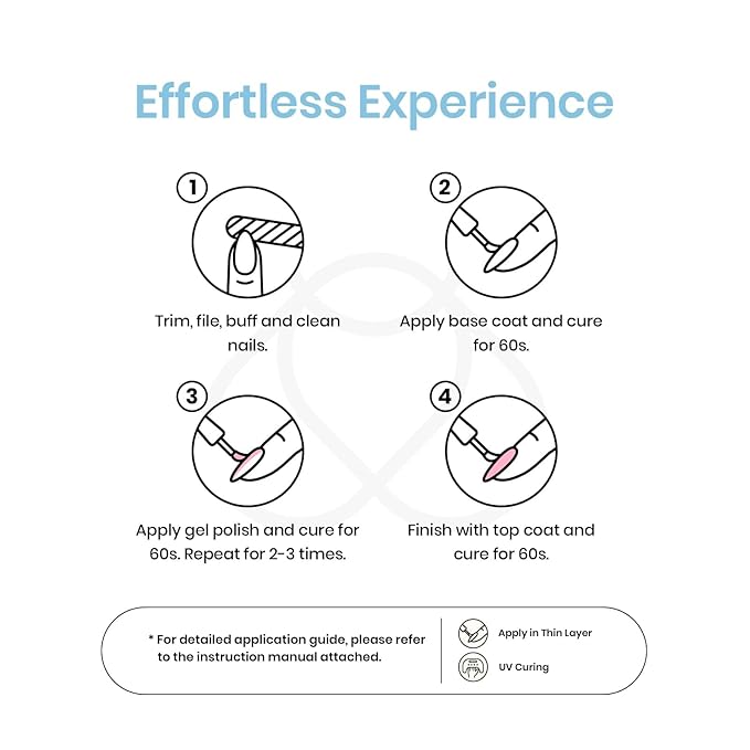 beetles Gel Polish Nail Set 6 Colors Ultimate Morandi Nude Pink White Blue Pastel Gel Nail Polish 6 Colors Daydream Verses Collection Soak Off Uv Diy Manicure Kit New Nail Trend for Women Girls-BrightBean Baby