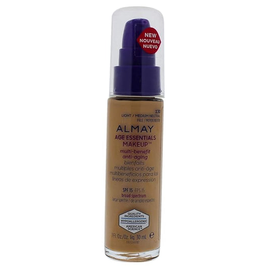 Almay Age Essentials Makeup, Light/Medium Neutral-BrightBean Baby
