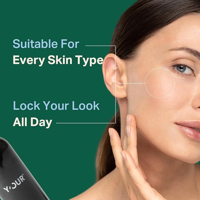 Y’OUR Silk Makeup Setting Spray: Lightweight Hydrating Face Mist; Long-Lasting, Blurring, Natural Finish. Infused with Vitamin E & Minerals, Paraben-Free. Made in USA. 4 fl. oz (118.3g)-BrightBean Baby